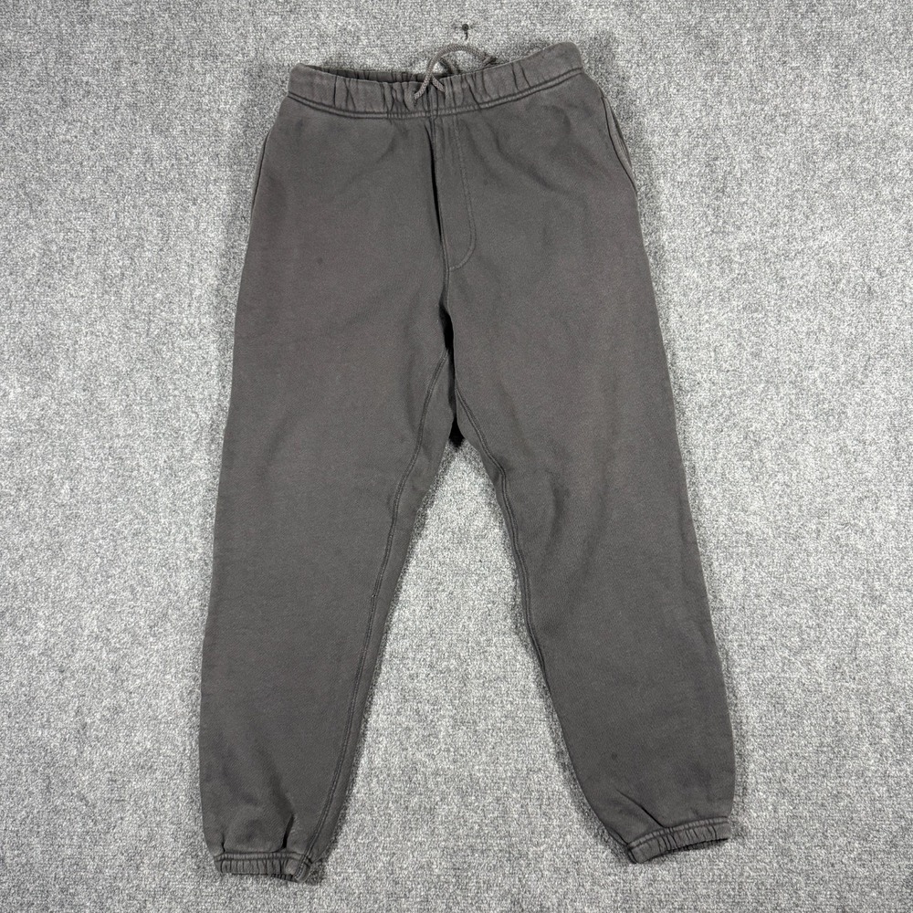 Elwood Core Sweatpant Joggers Faded Gray Organic Cotton Baggy Size Small #3548